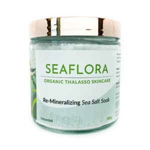 Re-Mineralizing Sea Salt Soak (unscented) – for all ages & skin types (500g/17.6oz) – Vegan
