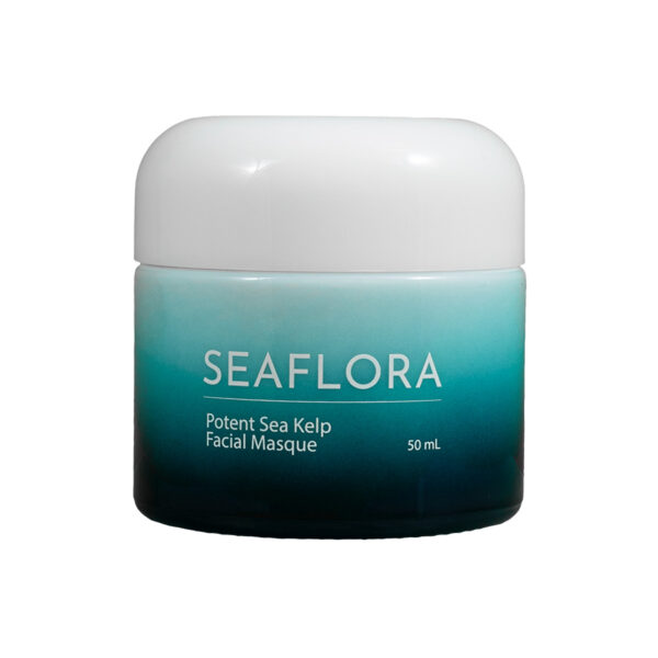 Potent Sea Kelp Masque: Clarifying ultra glow clay mask thanks to kombu seaweed + glycerin + vitamin c + aloe vera + chlorophyll