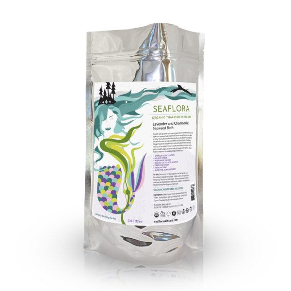 Promote optimal dermal function and cellular activity in this clarifying seaweed bath. Made in small batches with hand-harvested seaweed from the West Coast of British Columbia. Comes with 2 organic hemp bags for easy clean up.