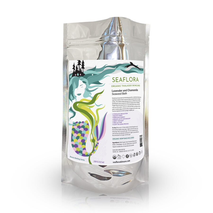 Promote optimal dermal function and cellular activity in this clarifying seaweed bath. Made in small batches with hand-harvested seaweed from the West Coast of British Columbia. Comes with 2 organic hemp bags for easy clean up.