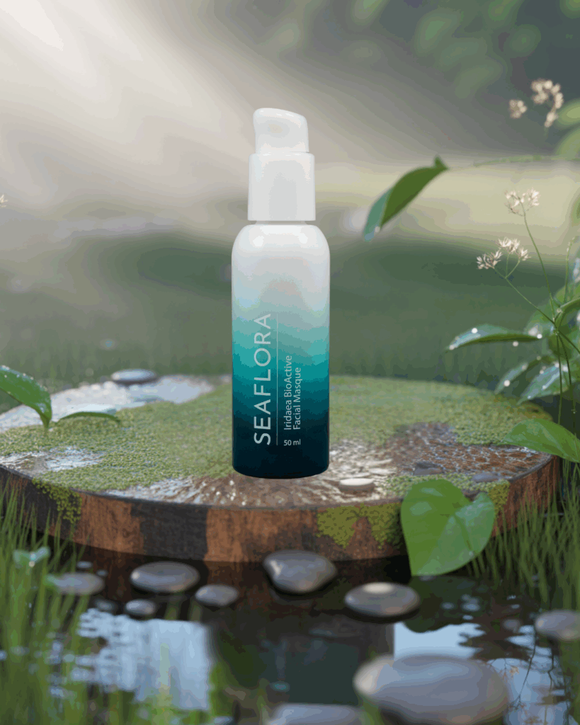 Seaflora's Iridaea Bioactive Facial Masque that helps detoxify the skin.