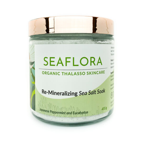 Re-Mineralizing Sea Salt Soak – Japanese Peppermint & Eucalyptus – All Skin Types