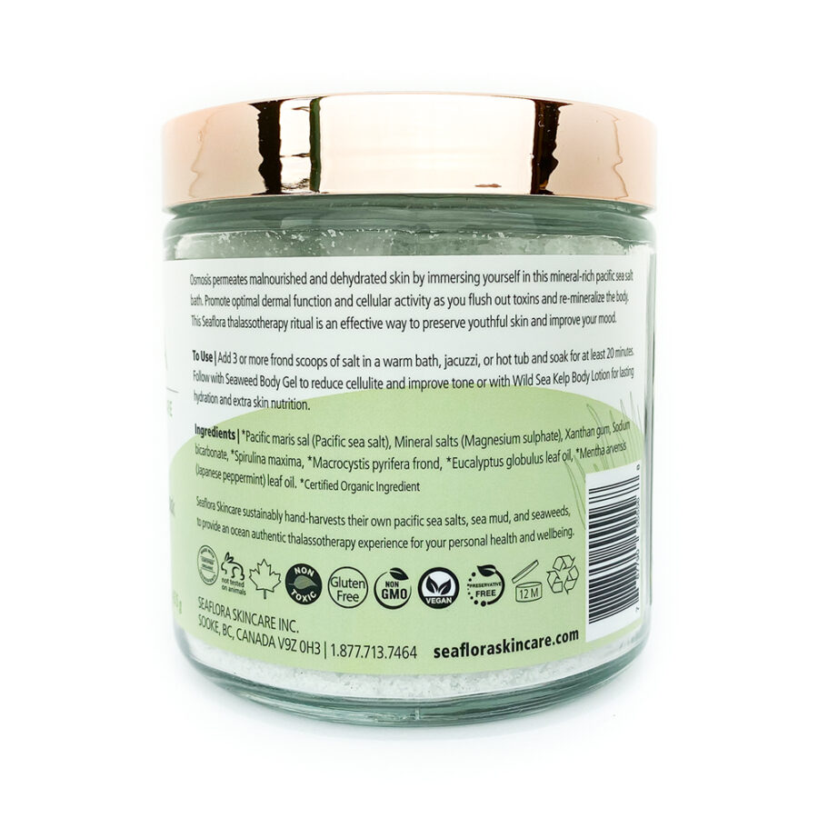 1a. Re-Mineralizing Sea Salt Soak - japanese peppermint and eucalyptus