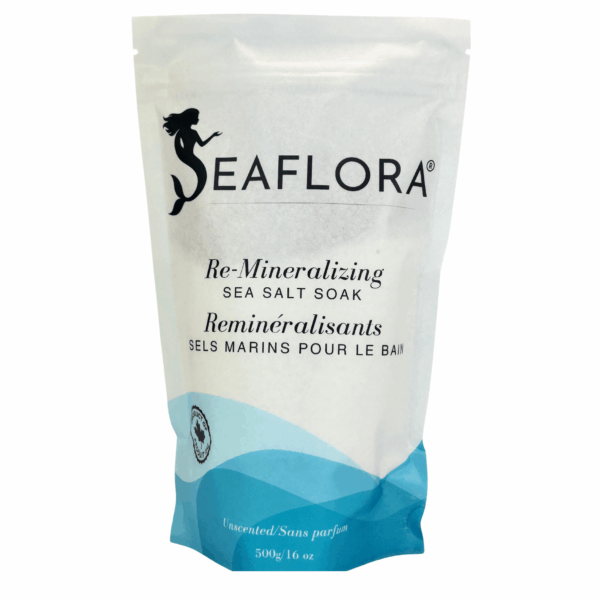 Unscented Sea Salt Soak - Seaflora Skincare Remineralizing Sea Salt Baths Unscented
