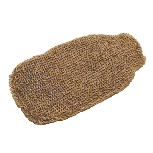 Flax massaging glove