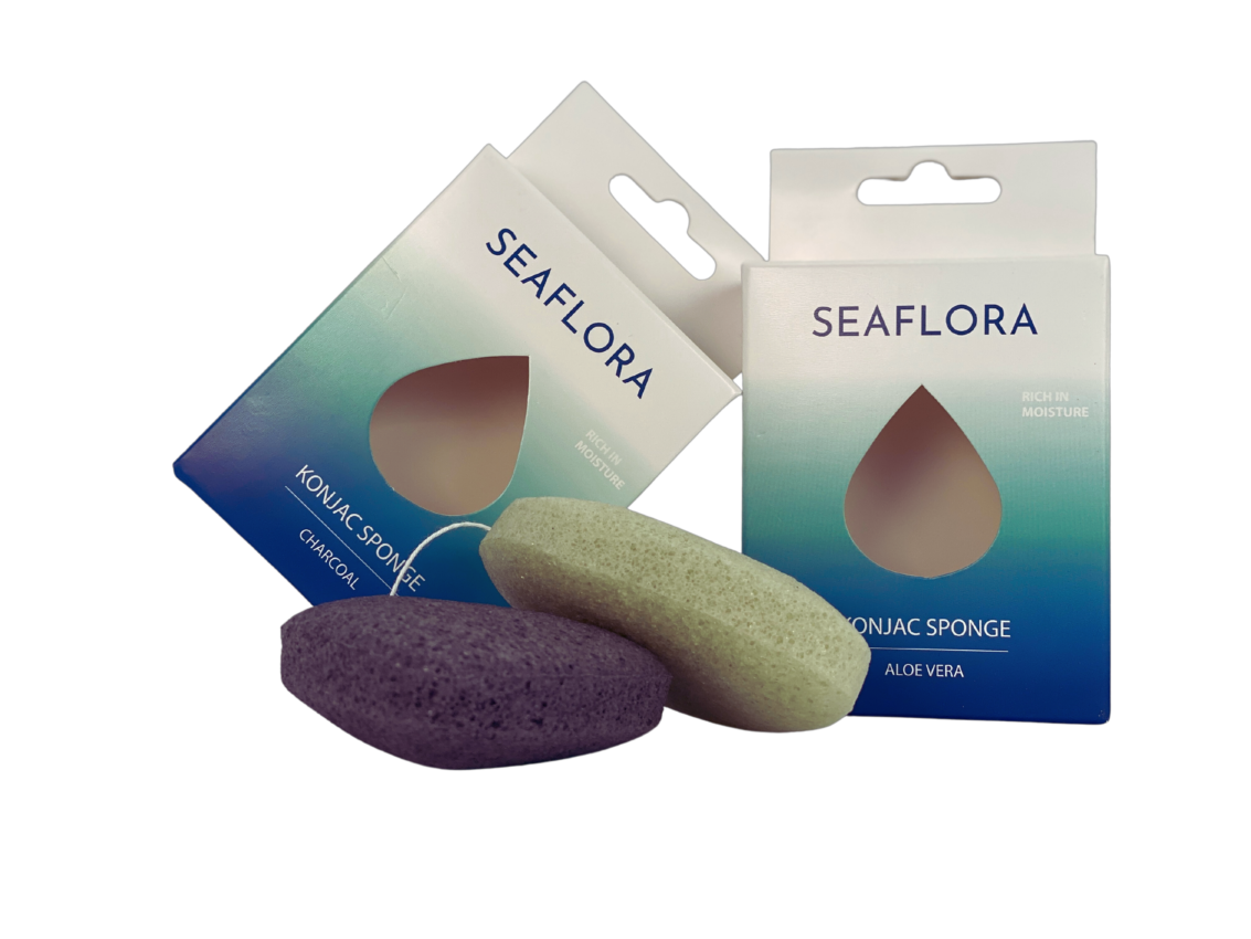 Seaflora's Konjac Facial Sponge Sustainable and EcoFriendly