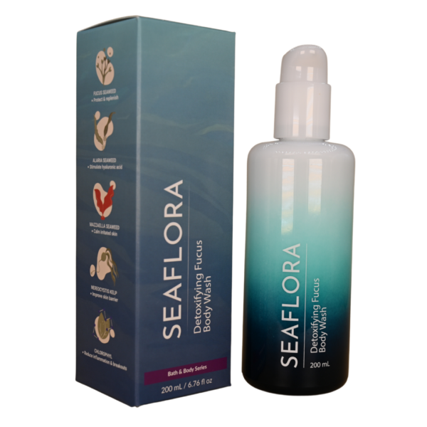 Achieve ultimate detoxification with Seaflora's Detoxifying Fucus Body Wash. Safe for not only the body, but the face as well, this safe and organic body wash is perfect for those who are acne, eczema, rosacea, and psoriasis prone.