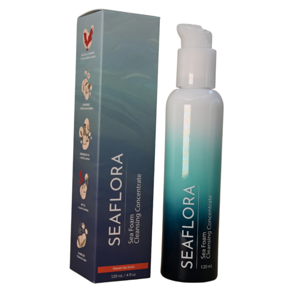 Sea Foam Cleansing Concentrate: Awaken Your Senses and Get Glowing with Seaflora's Gentle Face Cleanser