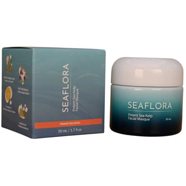 Potent Sea Kelp Facial Masque: Whipped Sea Kelp and Kaolin Clay Mask with Vitamin C