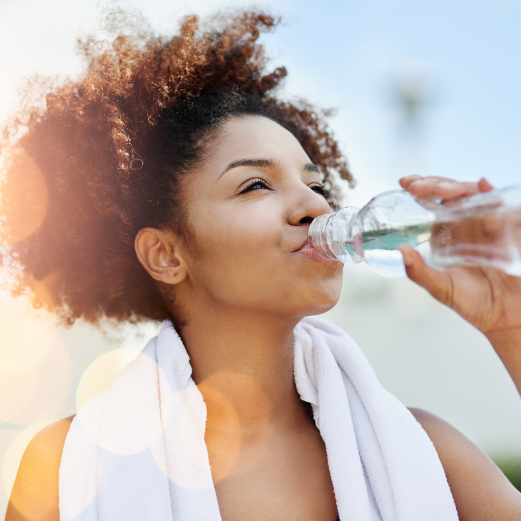 hydrate for healthy looking skin