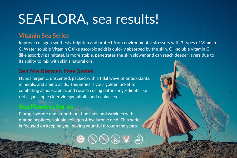 SEA-RESULTS-SEAFLORA - Seaflora Skincare Seaflora is a spa brand trusted to deliver visible results in one use.