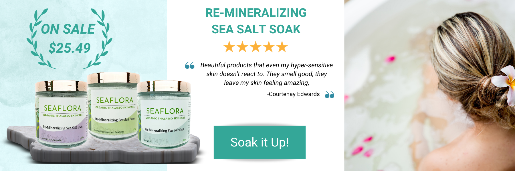 Re-Mineralizing Sea Salt Soak