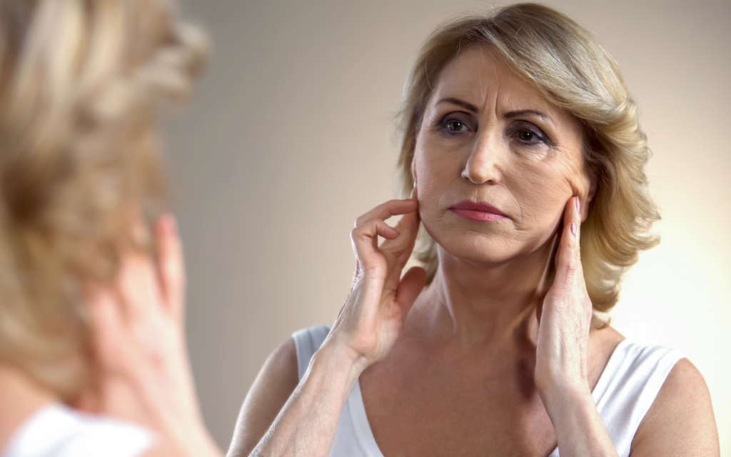 loss of collagen