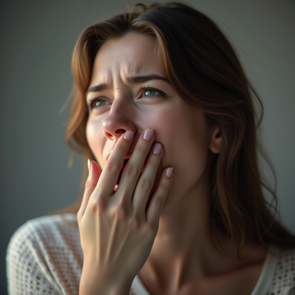 Tired and Yawning: Hidden Signs of Nutrient Deficiencies - Seaflora Skincare woman looking really fatigue and yawning