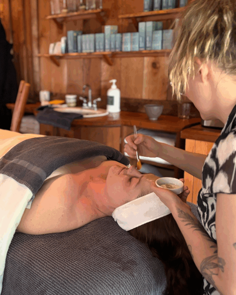 Seaflora products being used in our partnering spa treatments.