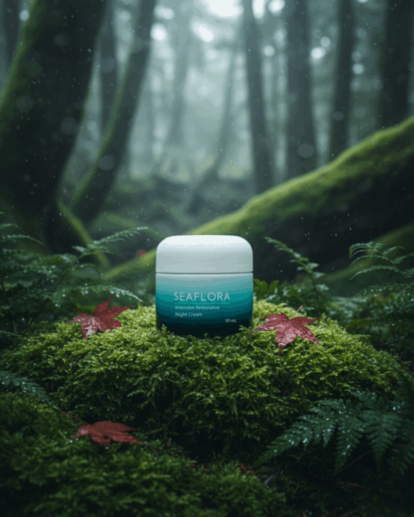 Intensive Restorative Seaweed Night Cream - Seaflora Skincare Seaflora's Intensive Restorative Night Cream which contains Seaweed.
