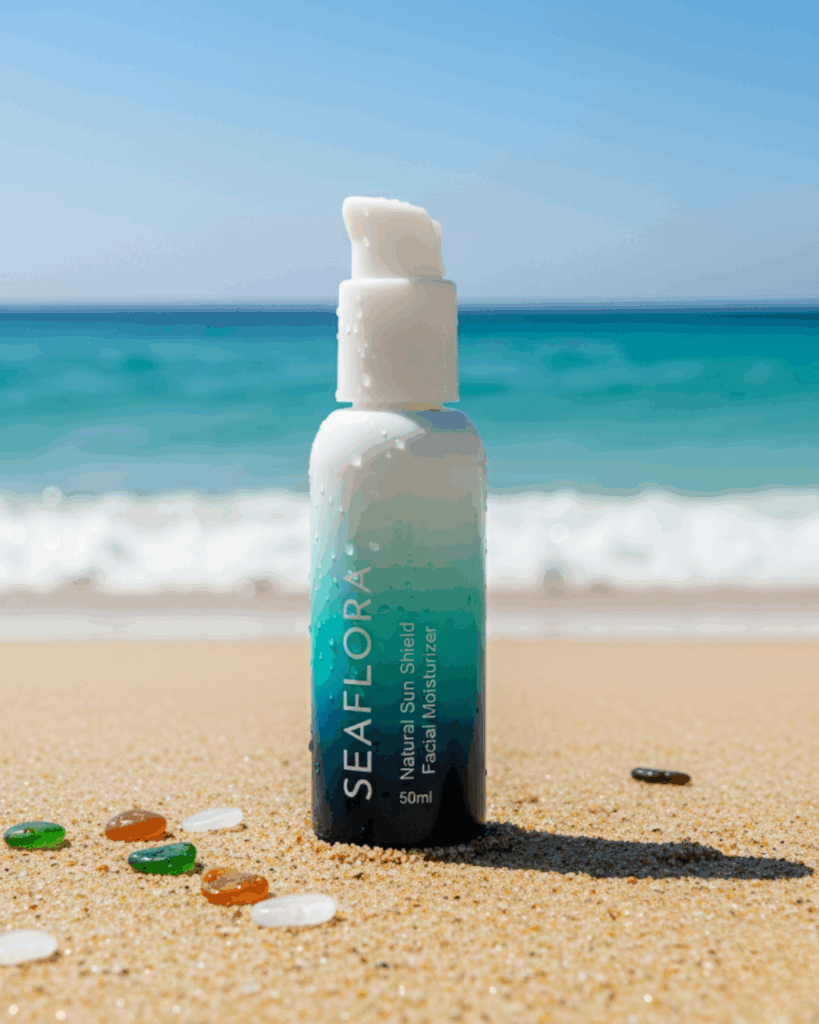 Seaflora Skincare Natural Sun Shield Facial Moisturizer